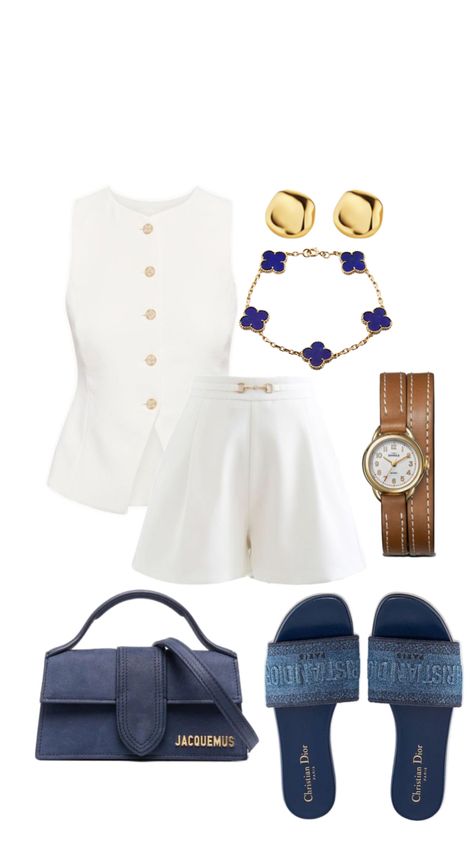 Blue and white outfit ideas Elegant Classy Outfits, Mode Tips, Classic Style Outfits, Fashion Mistakes, Modieuze Outfits, Elegantes Outfit, Casual Chic Outfit, Looks Chic, After Hours