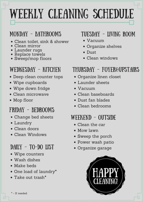 Schedule Cleaning House, Daily Deep Cleaning Schedule, Cleaning Routine Weekly, Home Cleaning Schedule Weekly, Deep Clean House Schedule, Daily Routine Schedule Clean House, 52 Week Cleaning Schedule, Weekly Room Cleaning Schedule, Weekly Apartment Cleaning Schedule