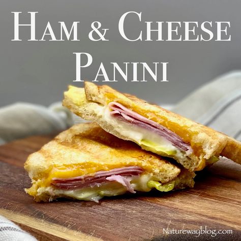 Ham And Turkey Panini Recipes, How To Make A Panini, Ham Cheese Panini, Panini Sandwiches Ham, Ham And Cheese Panini Sandwiches, Ham Panini Recipes, Ham And Cheese Panini, Easy Panini Recipes, Ham Panini