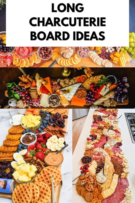 Elevate your next gathering with a showstopping long charcuterie board! Discover creative ideas for arranging meats, cheeses, fruits, dips, and more on a large charcuterie board. Find inspiration for both classic and unique flavor profiles, perfect for any occasion. Learn how to visually arrange your spread for maximum impact. Extra long charcuterie boards are perfect for parties, holidays, or simply enjoying a gourmet spread at home! Long Charcuterie Board, Chocolate And Raspberry Tart, Cranberry Compote, Charcuterie Board Ideas, Raspberry Tarts, Charcuterie Inspiration, Charcuterie Platter, Charcuterie Recipes, Fig Jam