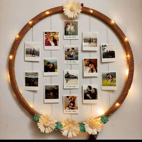 No matter what your budget or what he’s into, we’re betting there’s a gift below that fits the bill. How To Make Frames Diy, Handmade Wall Decor Crafts, Photo Frame Design Creative, Anniversary Decor Ideas, Photo Frames On The Wall, Anniversary Wall Decoration Ideas, Gifts For Him 2022, Birthday Wall Decorations, Photo Frame Gift Ideas