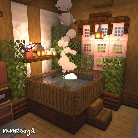 A Minecraft Cherry Blossom Japanese House with a full Interior! You can download this build on my Patreon, just follow the link! Rooms For Minecraft House, Minecraft First House, Minecraft Bookshelf Design, Minecraft Modern Interior Design, Mystery Shack Minecraft, Cherry Blossom Living Room Minecraft, Cute Minecraft House Decor, Underground Builds Minecraft, Japanese House Interior Minecraft