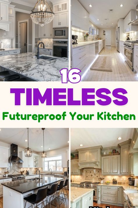 ➡️ Dreaming of a timeless kitchen that never goes out of style? Stop dreaming and start designing! 
✨ This comprehensive guide is filled with timeless kitchen design ideas to inspire your next renovation.

Discover the secrets to choosing timeless kitchen cabinets, from classic shaker styles to sleek flat-panel designs.
Plus, get expert tips on color palettes, flooring, backsplashes, and more! A kitchen that's both beautiful and functional for years to come. Kitchen Cabinet Next To Window, Timeless Kitchen Remodel Ideas, Classic Timeless Kitchen Backsplash, Kitchen Remodel Timeless, Traditional Timeless Kitchen, Classic Kitchen Backsplash Ideas, Light Color Kitchen Ideas, Classic Timeless Kitchen Design, Kitchens With No Windows