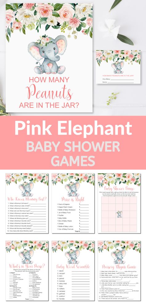 Baby Girl Elephant Shower Ideas Theme, Baby Elephant Shower Ideas, Elephant Baby Girl Shower Theme, Baby Elephant Baby Shower Ideas For Girl, Girl Baby Shower Elephant Theme, Elephant Themed Baby Shower Ideas Girl, Baby Girl Elephant Shower Ideas, Girl Elephant Baby Shower Ideas, Peanut Baby Shower Ideas