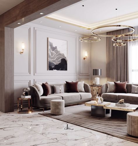 Architecture,Interior Design,Autodesk 3ds Max,Adobe Photoshop,vray Render Classic Interior Design Luxury, Neoclassical Interior Design, Formal Living Room Designs, Modern Classic Living Room, White Wall Paneling, Modern Classic Interior, Classical Interior, Neoclassical Interior, Luxury Living Room Design