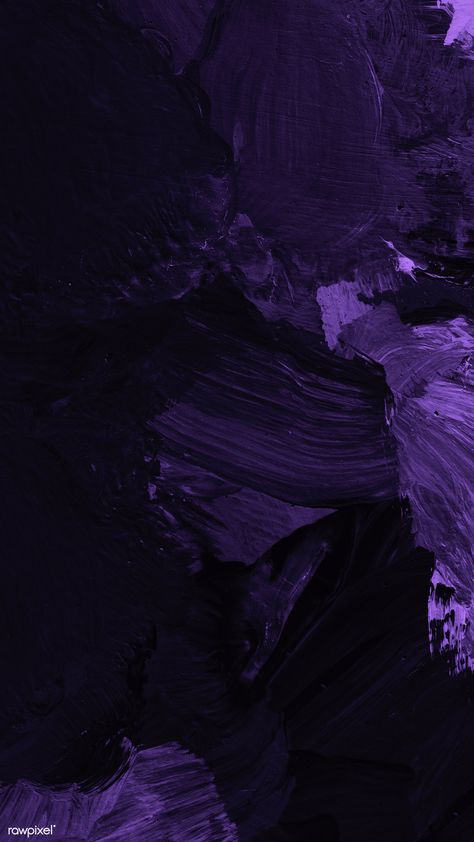 Dark violet oil paint strokes textured mobile phone wallpaper, 4k iphone wallpaper | premium image by rawpixel.com / Techi Dark Purple Paint, Violet Oil, Dark Purple Background, Mobile Phone Wallpaper, Dark Purple Wallpaper, Oil Paint Brushes, Violet Aesthetic, Violet Background, Dark Violet