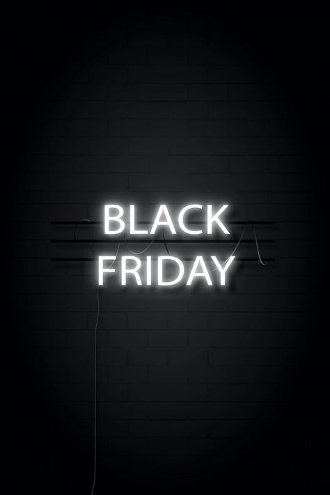 White neon black Friday typography vector | premium image by rawpixel.com / nunny Black Friday Aesthetic, Friday Typography, Black Friday Logo, Black Friday Video, Black Friday Advertising, Black Friday Sale Design, Neon Graphics, Black Friday Campaign, Black Friday Funny