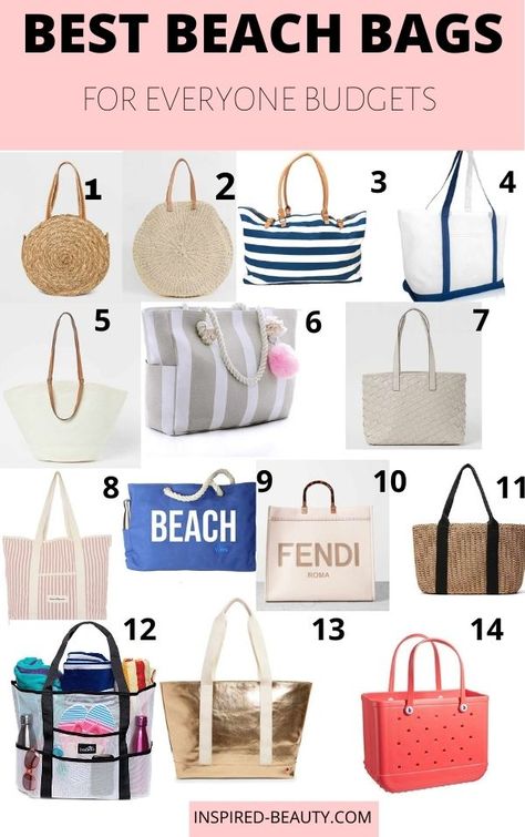 Luxury Beach Bag For Travel, Beach Bag Essentials For Women, Best Beach Bag For Cruise, Cruise Beach Bag, Trendy Beach Bag, Best Beach Bag For Moms, Travel Beach Bag, Beach Bags 2024, Designer Beach Bags