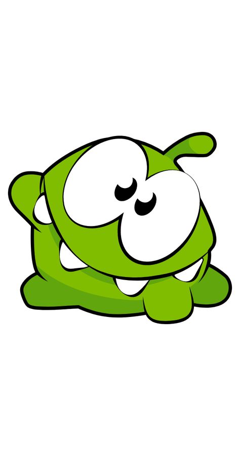 Green Characters Disney, Cut The Rope Character, Cut The Rope Wallpaper, Cut The Rope Om Nom, Green Characters Cartoon, Cute Green Stickers, Green Cartoon Characters, Cute Green Cartoon, Monsters Drawing