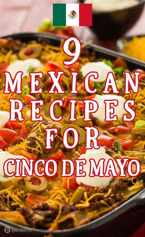 Mexican food recipes to celebrate Cinco de Mayo Mexican Food Recipes Sides, Mexican Carry In Ideas, Cinco De Mayo Menu Ideas, Mexican Food Recipes Beans, Mexican Bbq Ideas, Mexico Food Recipes, Mexican Night Recipes, Mexican Meal Ideas, Cinco De Mayo Potluck