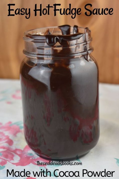 You can have this thick, rich chocolate sauce drizzled over your ice cream in 10 minutes or less. You may never purchase another jar of the store-brand after making this Easy Hot Fudge Sauce recipe. Fudge Sauce For Ice Cream, Easy Hot Fudge Sauce, Homemade Hot Fudge Sauce, Hot Fudge Sauce Recipe, Fudge Sauce Recipe, Chocolate Syrup Recipes, Ice Cream Homemade, Homemade Chocolate Sauce, Hot Chocolate Sauce