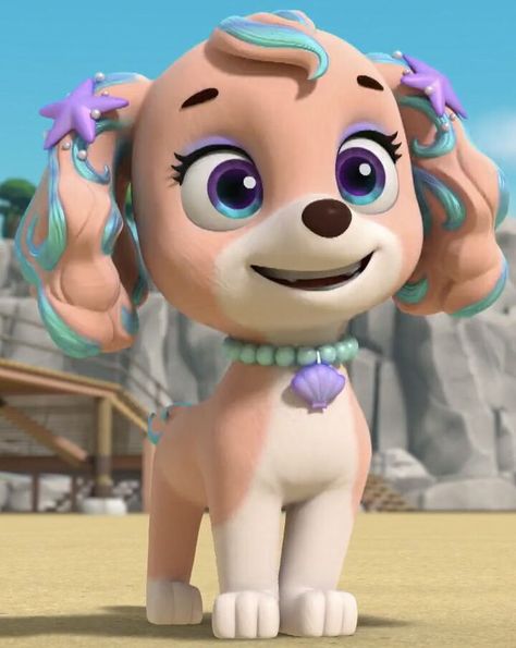 Coral | PAW Patrol Wiki | Fandom Paw Reference, Floating Castle, Paw Patrol Cartoon, Psi Patrol, Paw Patrol Skye, Baby Dolphins, Skye Paw, Paw Patrol Characters, Paw Patrol Coloring