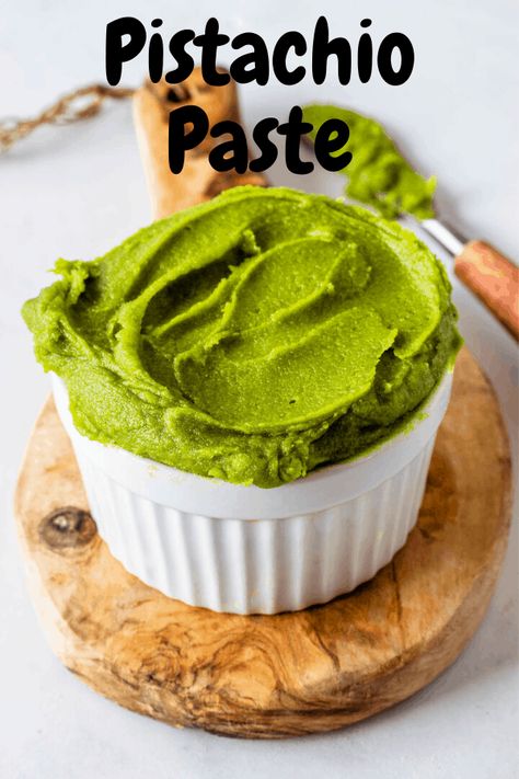 Pistachio Paste #pistachio #paste #butter #easy #homemade #pistachiobutter #nutbutter #healthy Pistachio Paste Recipe, Pies And Tacos, Pistachio Nut, Pistachio Paste, Raw Pistachios, Pistachio Recipes, Pistachio Butter, Paste Recipe, Pistachios Nuts