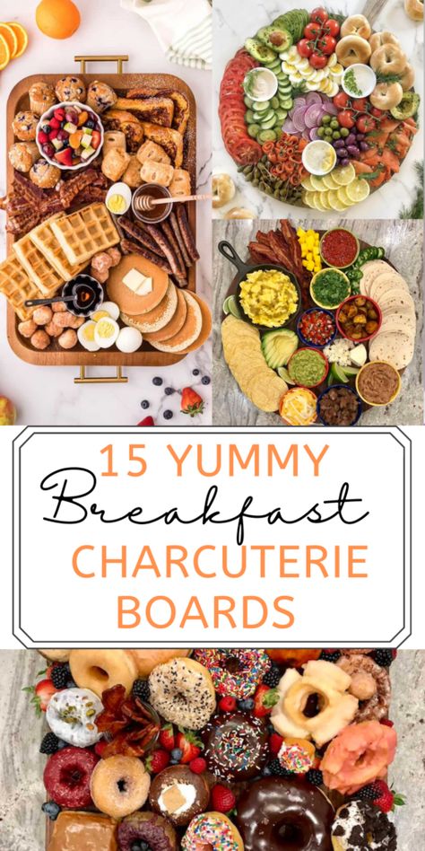 Breakfast Brunch Charcuterie Board Ideas, Savory Brunch Board, Brunch Pastry Board, Grazing Board Breakfast, Brunch Charcuterie Board Christmas, Staff Brunch Ideas, Breakfast Meat Platter, Christmas Themed Breakfast Charcuterie Board, Brunch Board Ideas Christmas