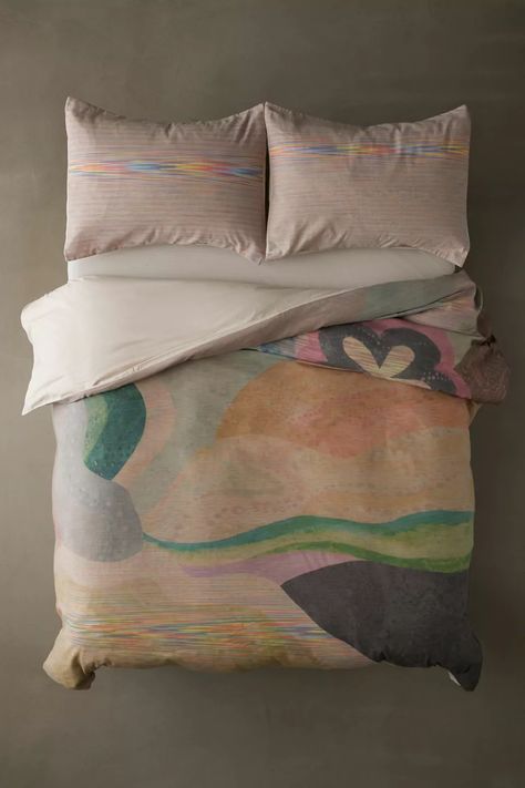 Canela Duvet Cover | Urban Outfitters Canada Duvet Covers King, Urban Bedroom, Duvet Covers Urban Outfitters, Abstract Motifs, Unique Bedding, Uo Home, Bedroom Style, Unique Beds, Room Redo