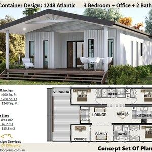 Images By Gab Balboa On Dream♥home A7F 20ft Container Home Floor Plans, Large Shipping Container Homes, Conex Homes, Sea Container Homes, Shipping Container Design, Cargo Container Homes, Container Conversions, Shipping Container Home Designs, Storage Container Homes