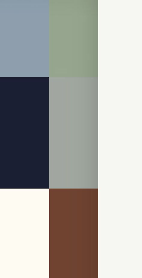 Blue Cream Brown Color Palette, Green Brown Blue Color Palette, Navy Blue And Sage Green Living Room, Sage And Blue Living Room, Green And Blue Color Schemes, Color Schemes Blue Green, Sage And Blue Color Palette, Navy And Sage Living Room, Green Brown Palette