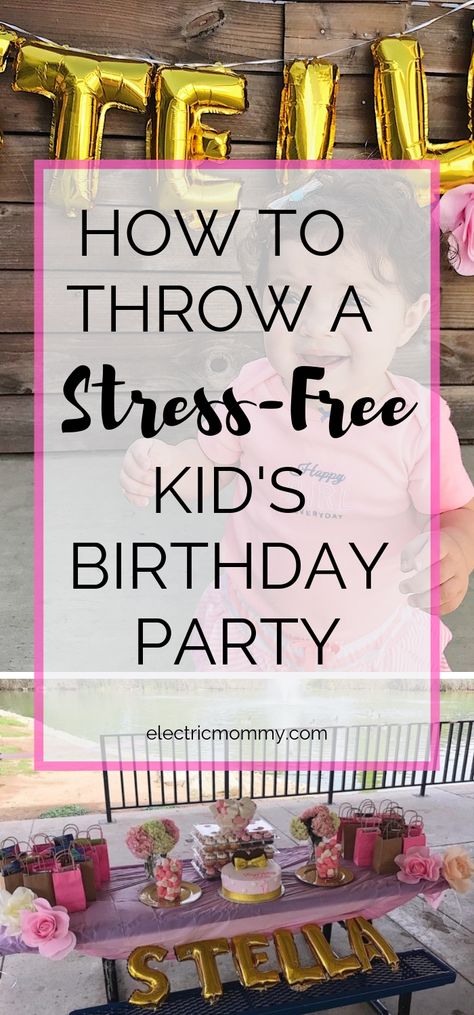 Birthday Party Planning Checklist, Toddler Birthday Party Themes, Kids Birthday Party Activities, Birthday Party Menu, Indoor Birthday Parties, Birthday Party Checklist, Small Birthday Parties, Kids Party Planning, Kids Birthday Party Food