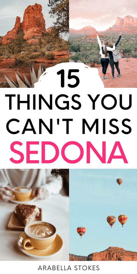 Planning the perfect trip to Sedona, Arizona? Read this post for all the best things to do in Sedona! — sedona travel guide | sedona things to do | sedona aesthetic | sedona photography | sedona outfits | sedona itinerary | sedona vacation | sedona hikes Sedona Must See, Sedona Must Do, 1 Day In Sedona, Sedona Arizona Things To Do In February, Sedona Day Trip, Sedona Arizona Things To Do In November, Sedona Girls Weekend, Sedona Nightlife, Sedona Places To Stay