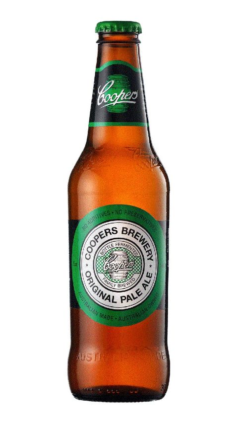 Coopers Original Pale Ale, Golden Ale/Blond Ale 4,5 % ABV (Coopers Brewery, Australia) [Noviembre 2015] Beer Collection, Premium Beer, Beers Of The World, All Beer, Beer Design, Beer Lovers, Pale Ale, Beer Bottle, Beer