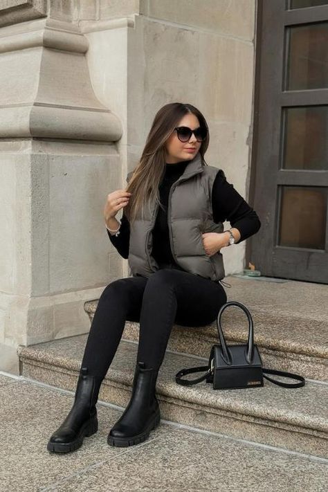 fall outfits Chique Outfit, Look Legging, Winter Fashion Outfits Casual, Chic Fall Outfits, Paris Mode, Trendy Fall Outfits, Looks Black, Stylish Work Outfits, Outfit Trends