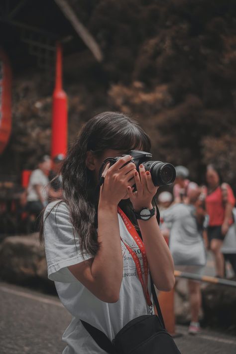 Holding A Camera, Png Girl, A Woman, Photographer, Pins