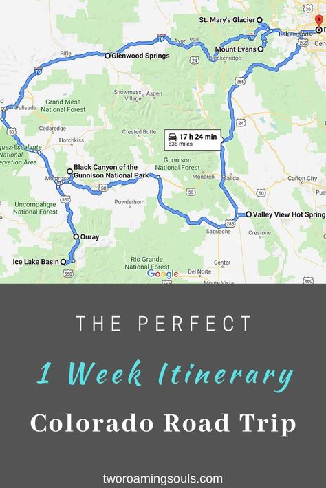 Here is a perfect 1 week itinerary for a Colorado road trip that will take you to the most epic places Colorado has to offer.  #colorado #1weekitinerary #roadtrip #coloradoroadtrip #ultimateroadtrip Colorado National Parks Map, Colorado Roadtrip, Colorado Vacations, Denver Trip, Colorado Road Trip, Colorado National Parks, Road Trip To Colorado, Colorado Trip, Explore Colorado