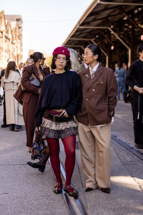 All The Best Street Style From Australian Fashion Week 2024 #refinery29 2024 Street Style, Australian Fashion Week, Street Style Outfits Casual, Fashion Week 2024, Fashion Trend Forecast, Fashion Week Outfit, Soft Spot, The Best Street Style, Thrift Fashion