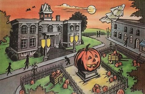 Halloween Town Wallpaper, Halloween Town Movie, Town Wallpaper, Town Drawing, Halloween Desktop Wallpaper, Collection Ideas, About Halloween, Wallpaper Halloween, Background Drawing