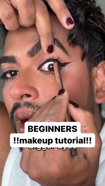 Aditya Madiraju on Instagram: "Beginners Makeup Tutorial Start to End! 👍🏽 Save this guide for next time you do your makeup ♥️✨ @charlottetilbury Water Cream @rarebeauty Pore Diffusing Primer @anastasiabeverlyhills Tinted Brow Gel @lancomeofficial Teint Idole Foundation 450W @nyxcosmetics Pro Fix Stick Correcting Concealer shade Dark Peach @fentybeauty Match Stix Contour Stix shade Truffle @hudabeauty Easy Bake Loose setting Powder shade Blondie @givenchybeauty Prisme Libre Loose Blush shade 03 @anastasiabeverlyhills Glow Seeker Highlighter @makeupbymario Master Mattes Eyeliner @makeupforever Artist Color Pencil shades Dimension Dark Brown @onesize Fantasize mascara @fentybeauty Gloss Bomb Cream Color Drip Lip Cream shade Homey Waffle @onesize On Till Dawn Spray #makeuptips #mak Eye Makeup With Highlighter, Foundation Tutorial, Brown Makeup Tutorial, Light Brown Skin Makeup, Nyx Fix Stick, Highlighter And Blush, How To Find Your Contour Shade, How To Apply Kajal Step By Step, Easy Eye Makeup