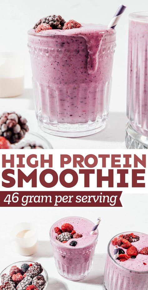 Looking for a quick, protein-packed pick-me-up, you're in the right place. This 5-ingredient protein smoothie recipe is a game-changer. No fuss, no added sugars, just pure, wholesome goodness. Packed with 46 grams of protein per serving, it's a delicious and nutritious way to fuel your day.