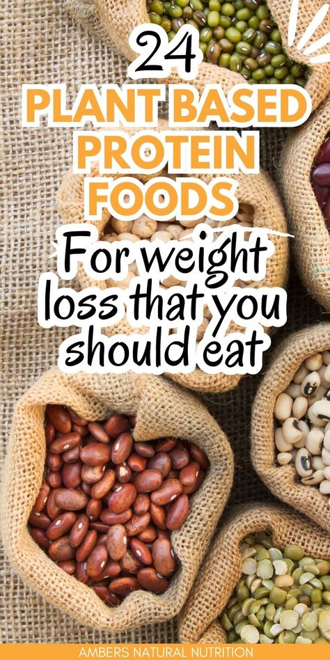 high protein foods including beans and chickpeas in burlap bags High Protein Low Carb Plant Based Meals, Protein Foods Vegetarian, Vegetable Protein Chart, High Protein Foods Vegetarian, Proteins For Vegetarians, Protein As A Vegetarian, High Protein Plant Based, Foods High In Protein, Plant Based Proteins