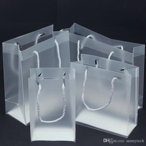 7 Size High Quality Waterproof Transparent PVC Bag Transparent Gift Tote Bag PVC Plastic Bags LZ1439 Wrapping Paper Gift Wrapping Paper Gift Bags From Sunnytech, $0.91| DHgate.Com Plastic Shopping Bag, Clear Handbag, Retail Bag, Paper Bag Design, Luxury Packaging Design, Clear Handbags, Retail Bags, Small Business Packaging Ideas, Pvc Bag