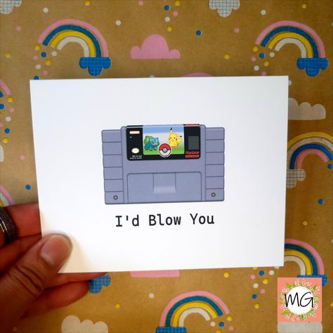 Funny Video Game Card for Boyfriend Console Cartridge Card for Him Just Because Gift for Anniversary Card for Adult Video Game Nerd Gaming https://etsy.me/44eRZv7 #gray #anniversary #christmas #yellow #nerdcardgift #cardjustbecause #giftnintendocard #cardnintendogift #playstationcard #pokemon #pokémon #nintendo #playstation #pokemoncolliseum LINK FOR SHOP IN BIO 🔥 Pika Pika! 🥰 Gifts For Nerdy Boyfriend, Nerdy Valentines, Starwars Jedi, Christmas Yellow, Anniversary Cards For Boyfriend, Nerd Games, Card For Boyfriend, Card Inspo, Husband Valentine