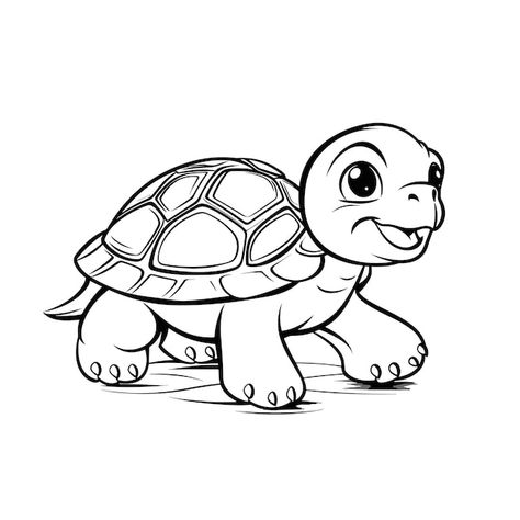 Premium Vector | Coloring pages turtle in black and white coloring Animals Little cute turtle Cute Turtle Coloring Pages, Sea Turtle Coloring Pages Free Printable, Turtle Clipart Black And White, Turtle Colouring Pages, Coloring Pages Turtle, Turtle Black And White, Vector Coloring Pages, Animals Free Printable, Cute Coloring Pages For Kids