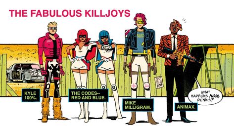 Red And Blue Killjoys, Ttlotfk → Fabulous Killjoys, True Lives Of The Fabulous Killjoys, The True Lives Of The Fabulous Killjoys, Danger Days Killjoys, Killjoys National Anthem, Mike Milligram, Killjoys Comic, Leonardo Romero