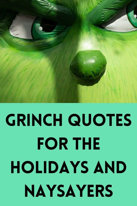 80 Grinch Quotes Grinch Christmas Quotes Funny, Maybe Christmas Doesn't Come From A Store, Grinch Movie Quotes Jim Carrey, Whoville Quotes, Grinch Christmas Sayings And Quotes, Funny Grinch Sayings, Cindy Lou Who Quotes, Grinch Letter Board Quotes, Funny Grinch Quotes