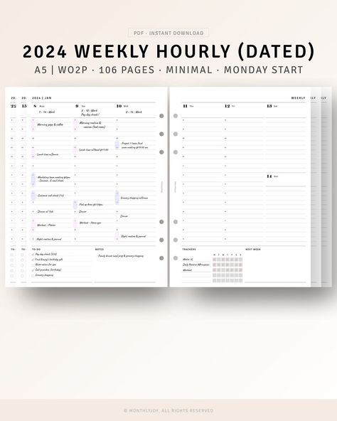 A5 Inserts, 2024 Weekly Planner Printable 2024 Dated Weekly Schedule Organizer, To do list, WO2P, Productivity Planner, Daily Hourly Planner freegoodnotesplanner #plannerdecorating🌌 Schedule Organizer, Weekly Schedule Printable, Weekly Overview, Daily Planner Hourly, Weekly Hourly Planner, A5 Inserts, Weekly Planner Inserts, A5 Planner Inserts, Simple Planner