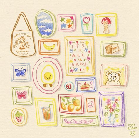 Cute Doodle Art, Arte Sketchbook, Mini Drawings, Book Art Drawings, Doodle Drawings, Cute Doodles, Art Sketchbook, 그림 그리기, Doodle Art