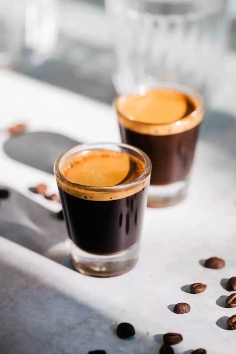 Steeped Coffee, Iced Americano, Coffee Shop Photography, Americano Coffee, Coffee Shot, Coffee Obsession, Espresso Drinks, Espresso Shot, Coffee Photos