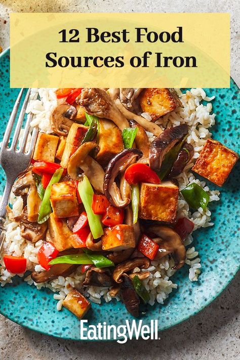 Foods High In Iron For Women, Meals For Anemic People, Iron Vegetables, Anemic Diet, Recipes High In Iron, Iron Rich Recipes, Iron Meals, Chickpea Recipes Healthy, Spinach Side Dish