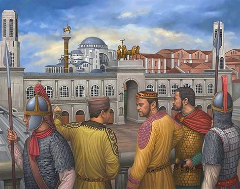 Sports in the Byzantine Empire - Hagia Sophia History Christian Architecture, Byzantine Army, Saint Sophia, Byzantine Architecture, Eastern Roman, Empire Romain, Ancient Warfare, Early Middle Ages, Byzantine Empire