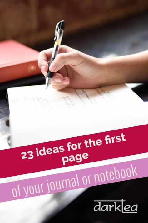 A new notebook is fantastic until you open it to the first blank page and wonder what to write. Here are 23 ideas on what to do with the first page. Start A Journal Ideas, Start A Journal, Diary Writing, Blank Notebook, What To Write, Travel Writing, Dream Journal, Writing Stuff, Journal Inspo