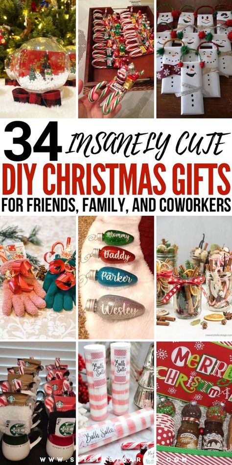 DIY Christmas gifts Christmas Gift Ideas For Your Employees, Diy Work Gifts Christmas, Marketing Christmas Gift Ideas, Co Teacher Gifts Christmas, Bulk Christmas Gift Ideas Cheap, Office Gift Ideas For Coworkers Diy, Last Minute Coworker Christmas Gifts, Creative Christmas Gifts For Coworkers, Diy Staff Christmas Gifts