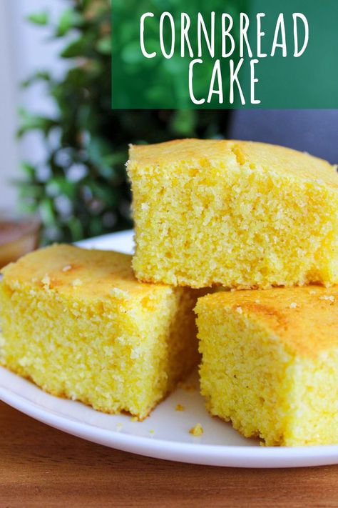 Sweet Cornbread Cake, Cornbread Cake Recipe, Cornbread Recipe From Scratch, Carrots And Peanut Butter, Fluffy Cornbread, Best Cornbread Recipe, Cornbread Cake, Cornbread Recipe Sweet, Delicious Cornbread