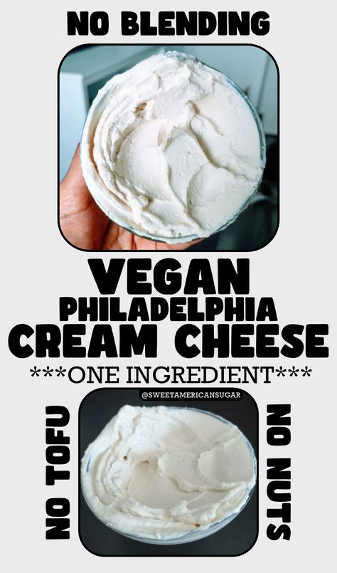 Vegan Cream Cheese Recipe, Plant Based Cheese, Dairy Free Cream Cheese, Vegan Cheese Recipes, Vegan Cream, Dairy Free Cheese, Vegan Sauces, Vegan Cream Cheese, Cream Cheese Recipes