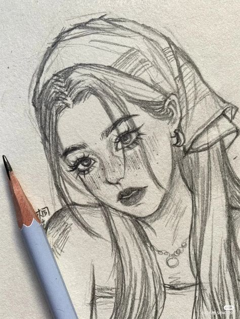 Art Sketches People Faces, Bf Drawing, Face Art Drawing, Pencil Sketch Images, Cool Pencil Drawings, Meaningful Drawings, Art Tools Drawing, Sketches Tutorial, Easy Doodles Drawings