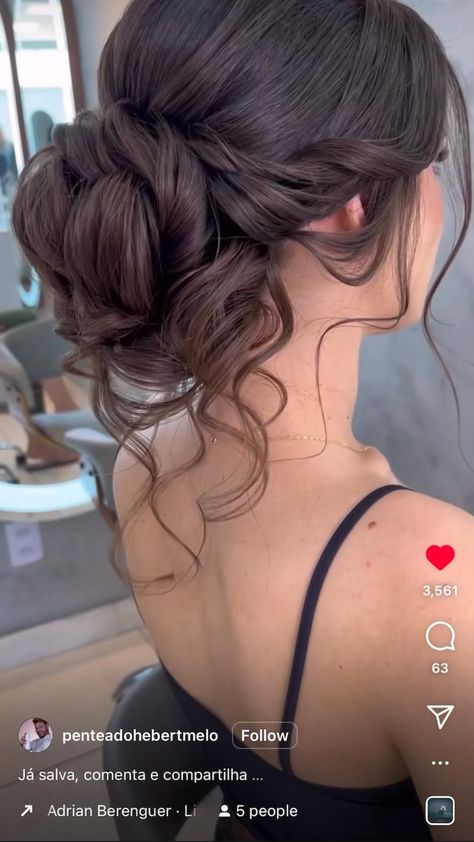 Bride Hairstyles Updo, Bridesmaid Hair Inspo, Wedding Hair Brunette, Wedding Hair Up, Bridal Hairdo, Guest Hair, Bridesmaid Hair Makeup, Ball Hairstyles, Bridal Hair Updo