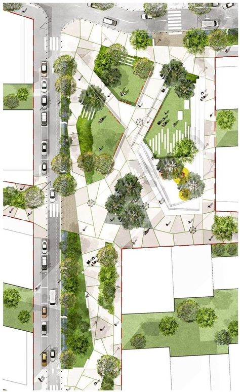 Plan Rendering Architecture Photoshop, Plan Rendering Architecture, Architecture Photoshop, Parking Plan, Plan Rendering, Rendering Architecture, Landscape Architecture Graphics, Landscape Architecture Plan, Landscape And Urbanism Architecture