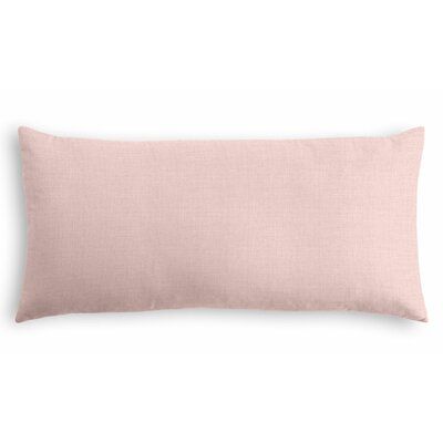 Winston Porter Reneau Linen Lumbar Pillow Size: 12" x 24", Color: Blush Pink Glider And Ottoman, Pink Throws, Rectangular Pillow Cover, The Pillow, Pink Pillows, Linen Pillow Covers, Color Blush, Pillow Collection, Pink Linen